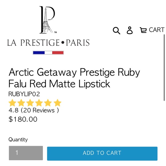 Predire Paris La Prestige Arctic Getaway Lipstick - Picture 2 of 4